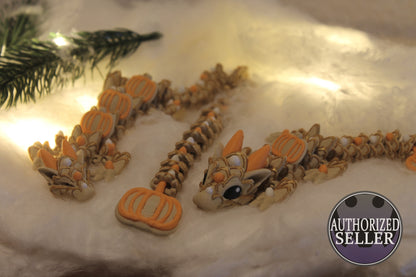Pumpkin Dragon – Der magische Kürbisdrache der Herbstzeit Cinderwing3D