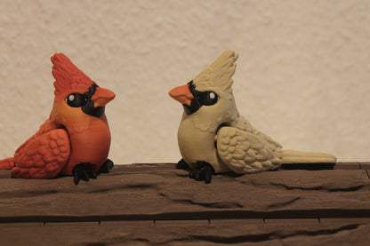 Tiny Cardinal – Kleiner Wintervogel voller Wärme Cinderwing3D