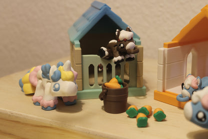 Unicorn Pony & Stable – Ein magisches Zuhause für dein Einhorn Layers in Green