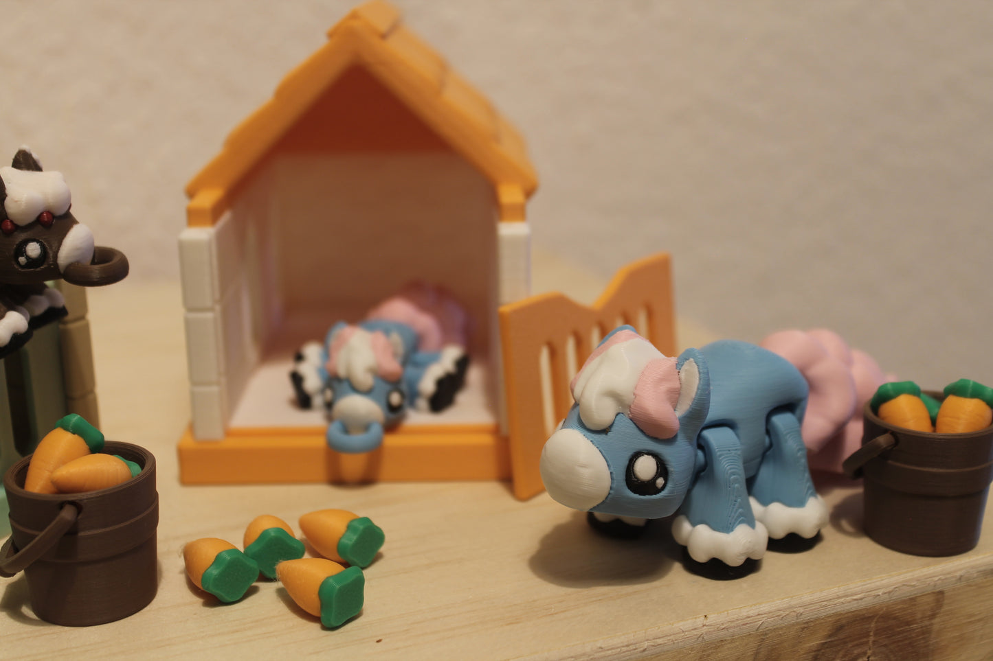 Unicorn Pony & Stable – Ein magisches Zuhause für dein Einhorn Layers in Green