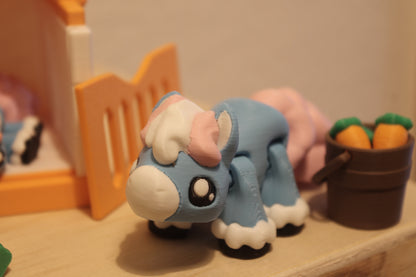 Unicorn Pony & Stable – Ein magisches Zuhause für dein Einhorn Layers in Green