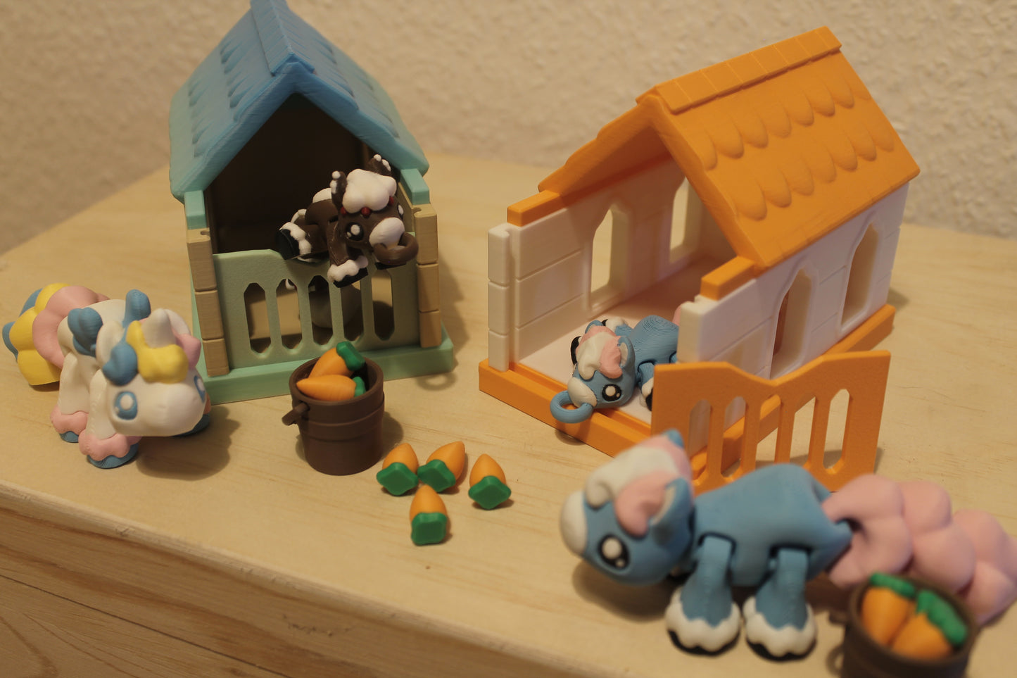 Unicorn Pony & Stable – Ein magisches Zuhause für dein Einhorn Layers in Green