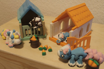 Unicorn Pony & Stable – Ein magisches Zuhause für dein Einhorn Layers in Green