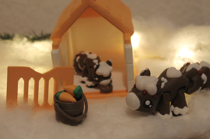 Unicorn Pony & Stable – Ein magisches Zuhause für dein Einhorn Layers in Green