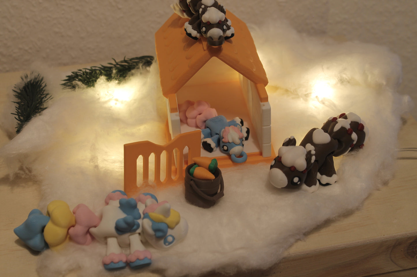 Unicorn Pony & Stable – Ein magisches Zuhause für dein Einhorn Layers in Green