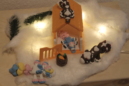 Unicorn Pony & Stable – Ein magisches Zuhause für dein Einhorn Layers in Green