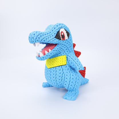 Knitted Water Creature – Cozy Sammlerfigur im Stricklook Whale 3D Studio