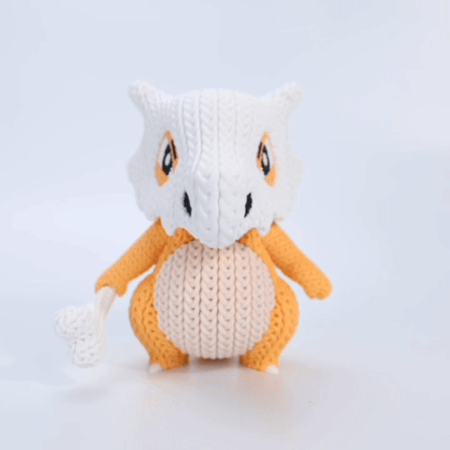 Knitted Bone Creature – Cozy Monster Fanart Figur Whale 3D Studio