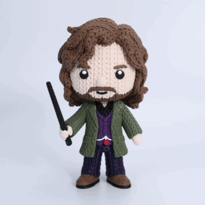 Knitted Rebel Wizard – Cozy Sammlerfigur im Stricklook Whale 3D Studio