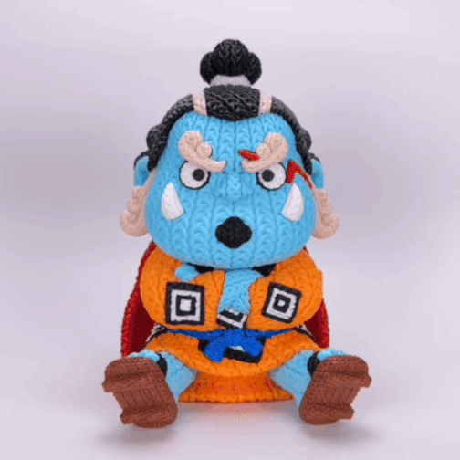 Knitted Ocean Guardian – Cozy Anime Fanart Figur Whale 3D Studio