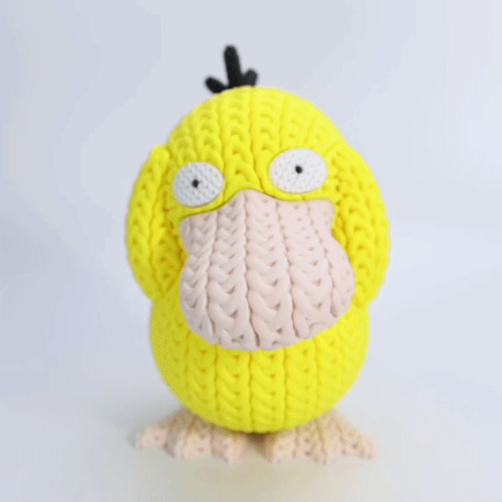 Knitted Monster – Verwirrter Wasserfreund im Strick-Look Whale 3D Studio