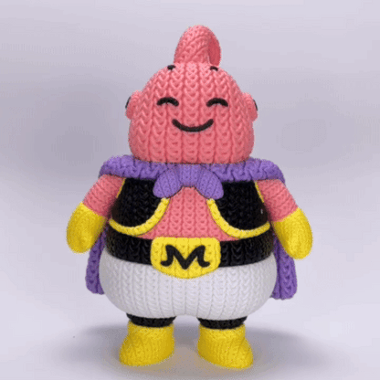 Knitted Candy Chaos Buddy – Cozy Anime Fanart Figur Whale 3D Studio