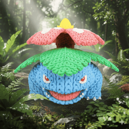 Knitted Forest Colossus – Mächtiger Natur-Charakter im cozy Stricklook Whale 3D Studio