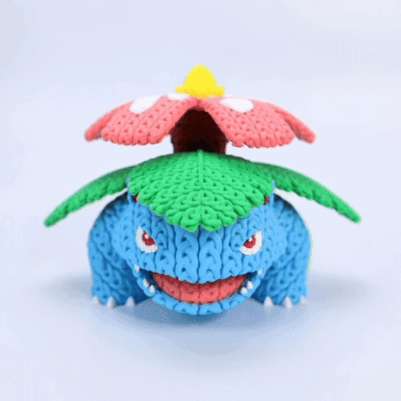 Knitted Forest Colossus – Mächtiger Natur-Charakter im cozy Stricklook Whale 3D Studio