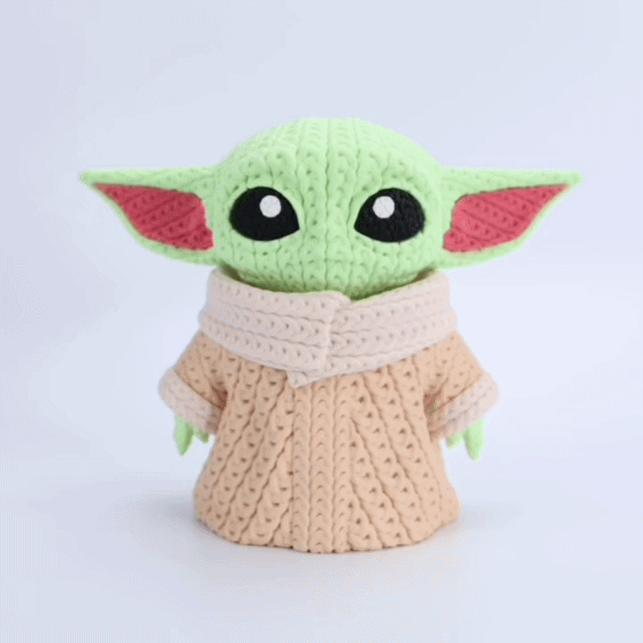 Knitted Space Companion – Süßer Alien im Strick-Look Whale 3D Studio