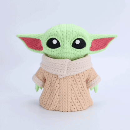 Knitted Space Companion – Süßer Alien im Strick-Look Whale 3D Studio