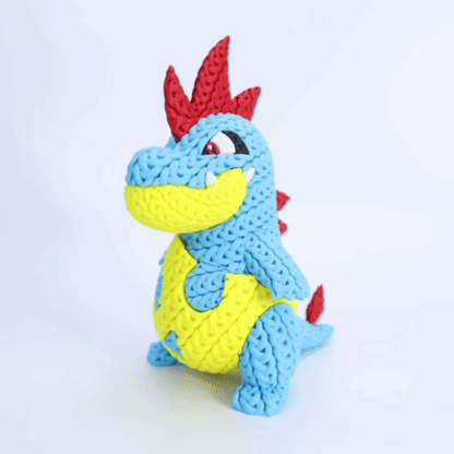 Knitted Water Creature Evolution – Cozy Sammlerfigur im Stricklook Whale 3D Studio