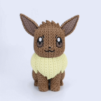 Flauschiges Taschenwesen im Stricklook – Niedliche Sammlerfigur voller Charme Whale 3D Studio