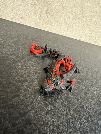 Dunkelherz-Baby-Drache – Magische Liebe trifft geheimnisvolle Eleganz Cinderwing3D