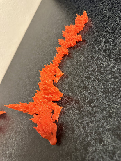 Phoenix Dragon with Wings – A Fiery Masterpiece Cinderwing3D