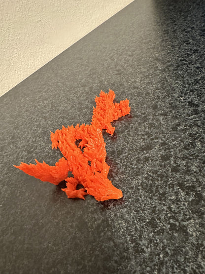 Phoenix Dragon with Wings – A Fiery Masterpiece Cinderwing3D