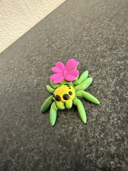 Lucky Clover Tiny Spider – A Springtime Charm Cinderwing3D