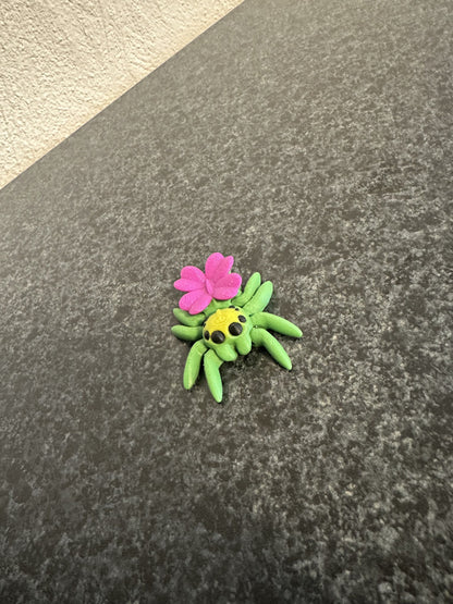 Lucky Clover Tiny Spider – A Springtime Charm Cinderwing3D