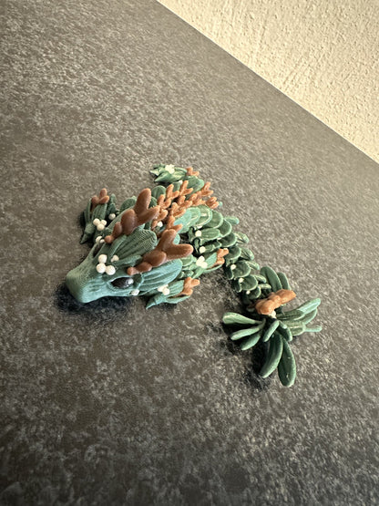 Winterzauber mit dem Mistelzweig-Baby-Drachen Cinderwing3D