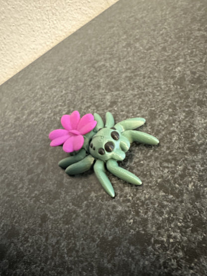Lucky Clover Tiny Spider – A Springtime Charm Cinderwing3D