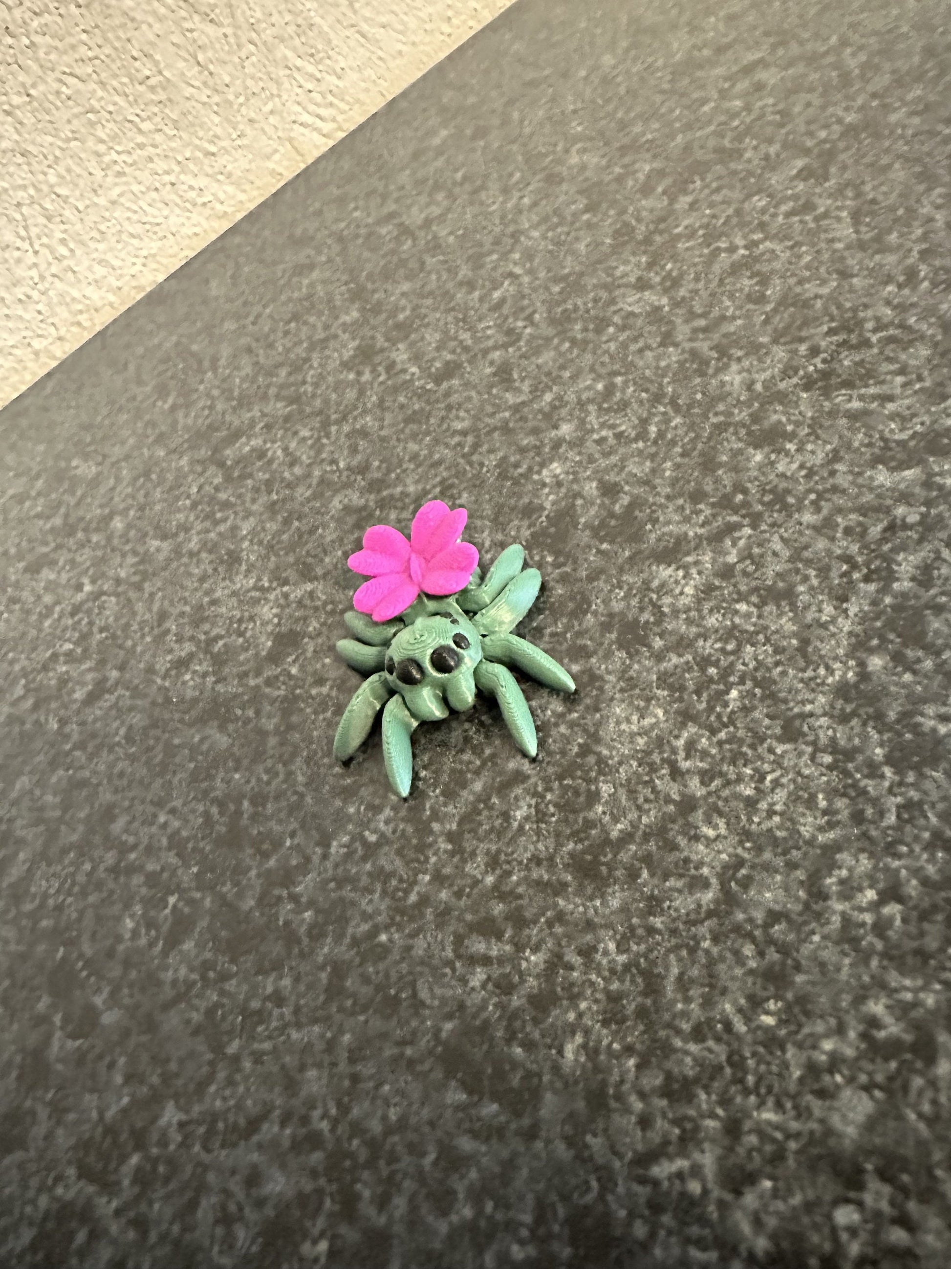 Lucky Clover Tiny Spider – A Springtime Charm Cinderwing3D