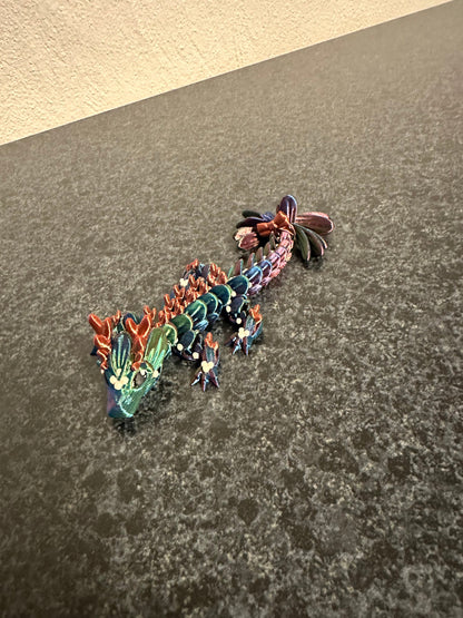 Winterzauber mit dem Mistelzweig-Baby-Drachen Cinderwing3D