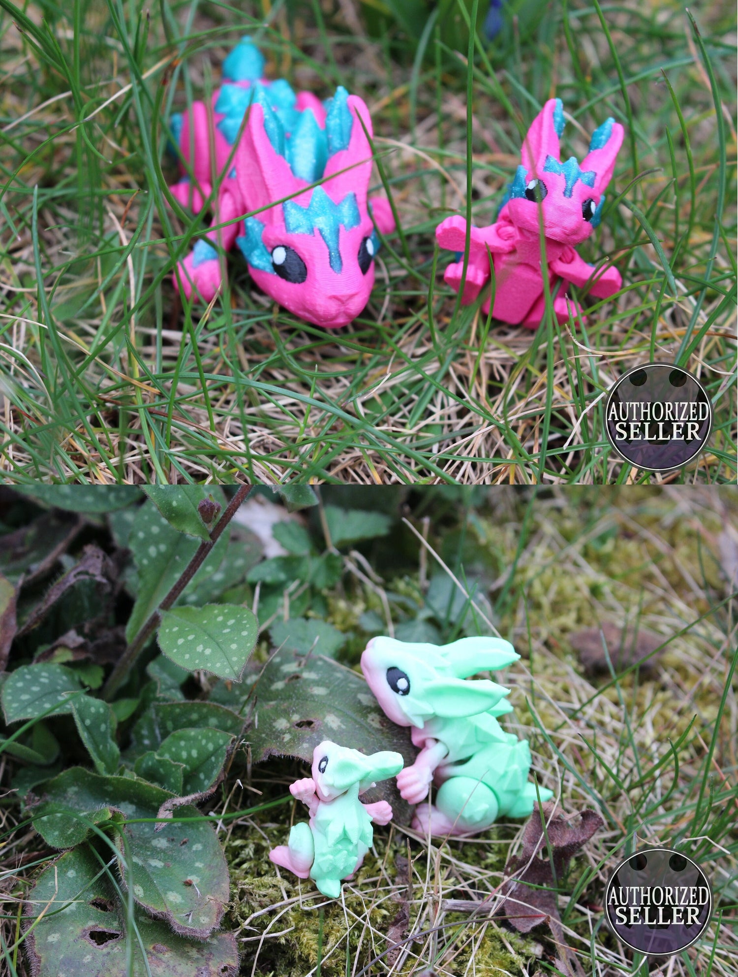 Tiny Crystal Bunny – Ein Hauch von Zauber und Eleganz Cinderwing3D