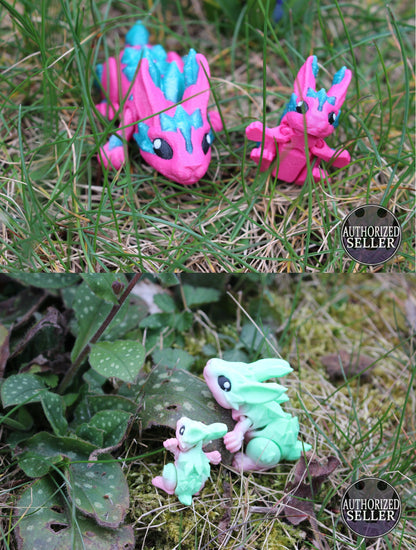 Tiny Crystal Bunny – Ein Hauch von Zauber und Eleganz Cinderwing3D