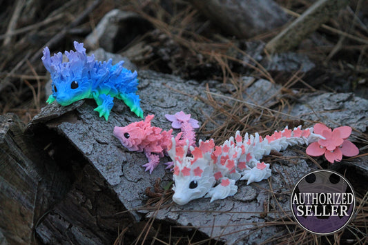 Baby Cherry Blossom Dragon Cinderwing3D – Enchanting Springtime Dragon