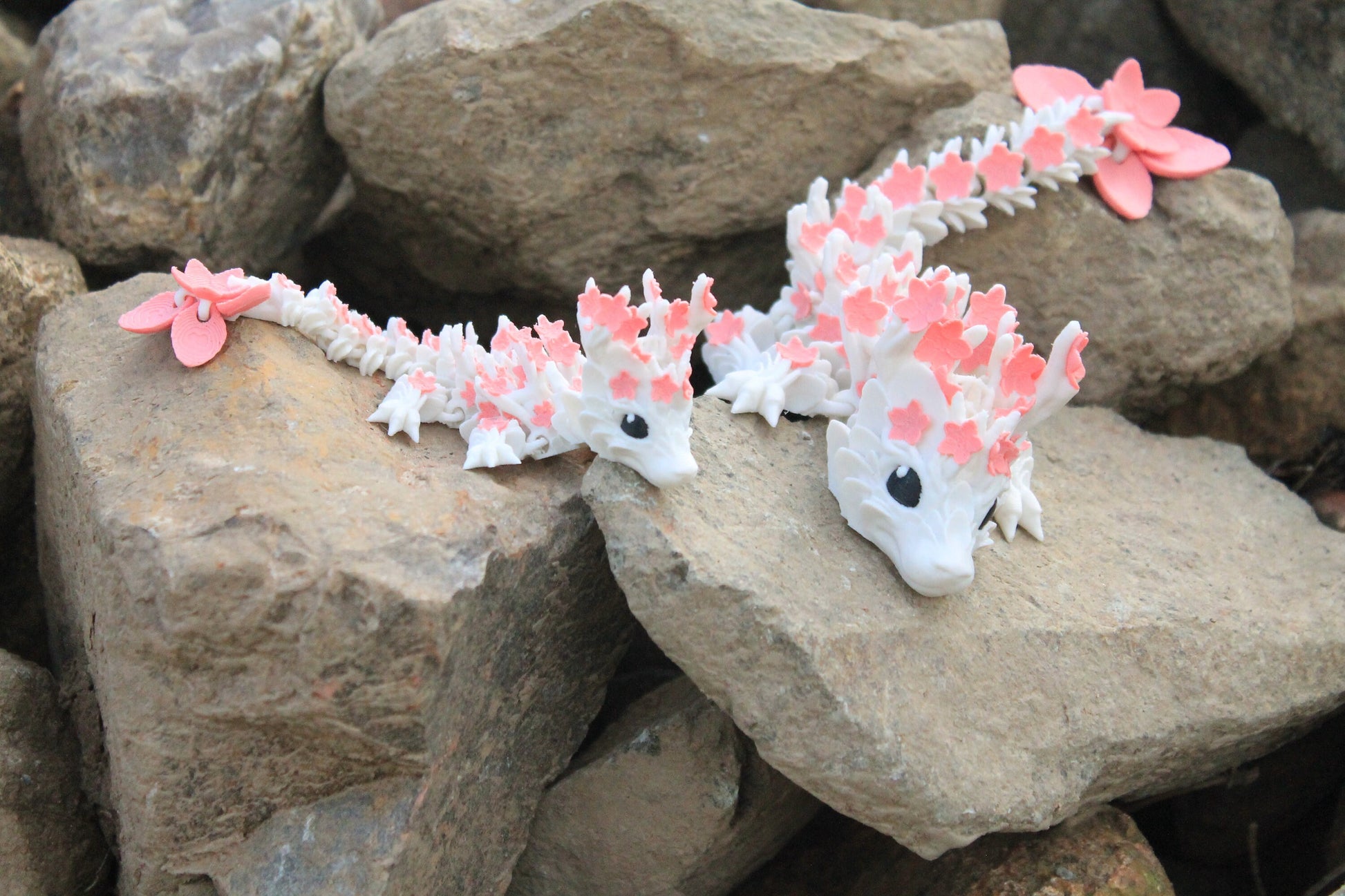 Baby Cherry Blossom Dragon Cinderwing3D – Enchanting Springtime Dragon