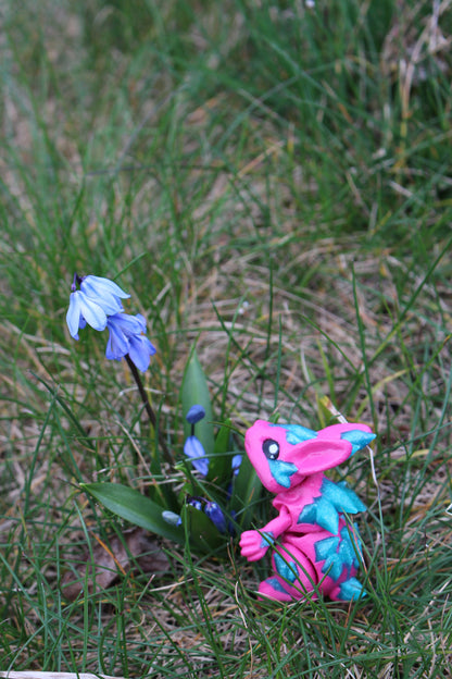 Tiny Crystal Bunny – Ein Hauch von Zauber und Eleganz Cinderwing3D