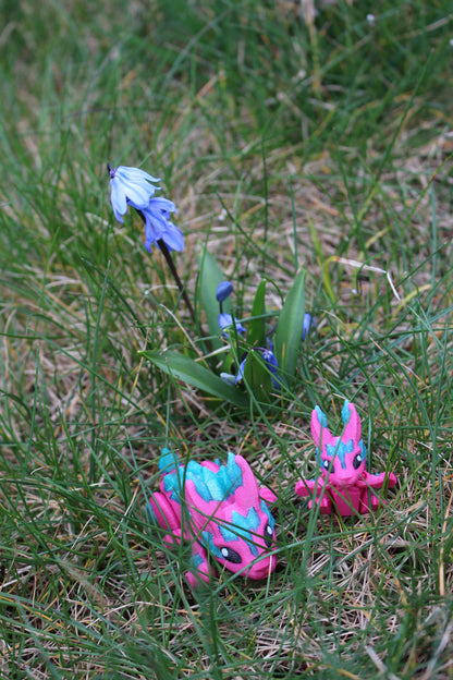 Tiny Crystal Bunny – Ein Hauch von Zauber und Eleganz Cinderwing3D