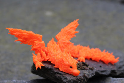 Phoenix Dragon with Wings – A Fiery Masterpiece Cinderwing3D