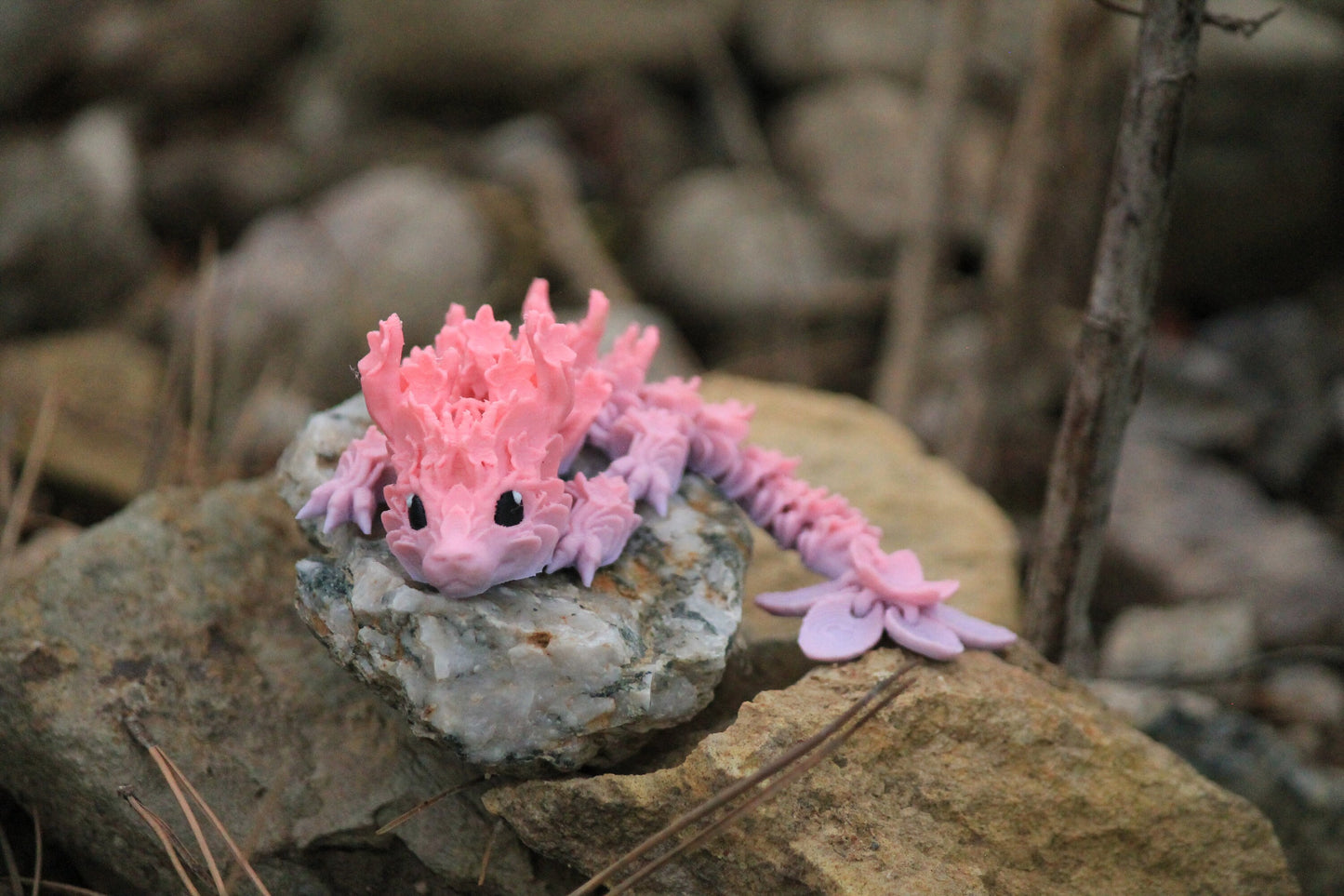 Baby Cherry Blossom Dragon Cinderwing3D – Enchanting Springtime Dragon