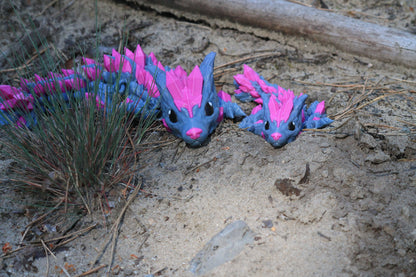 Baby Wolfdragon Cinderwing3D – Dragon & Wolf with or without Wings