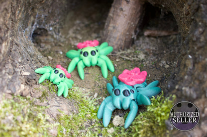 Orchideen-Zauberspinne – Tiny Orchid Spider Cinderwing3D