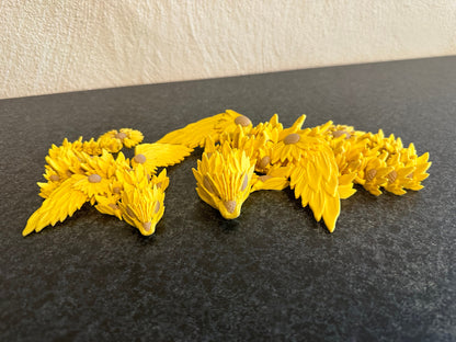 Sonnenblumen-Drachenschwinge – Sunflower Winged Dragon Cinderwing3D