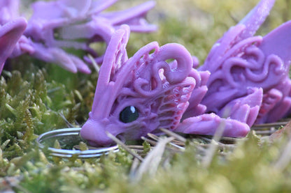 Dragonfly Keychain Cinderwing3D – Magical Butterfly Dragon Keyring