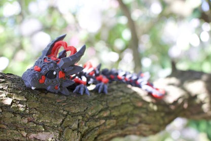 Dunkelherz-Baby-Drache – Magische Liebe trifft geheimnisvolle Eleganz Cinderwing3D