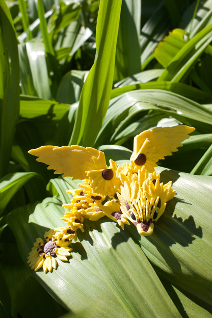 Sommerfreude in ihrer schönsten Form – der Sommer Sonnenblumen Drache mit Flügeln Cinderwing3D