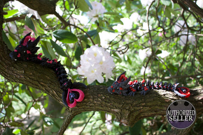 Dunkelherz-Baby-Drache – Magische Liebe trifft geheimnisvolle Eleganz Cinderwing3D