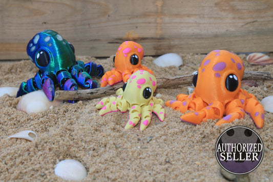 Tiny Octopus Cinderwing3D – Charming Mini Octopus