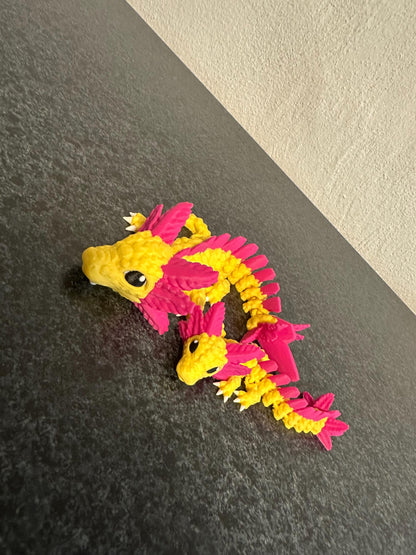 Baby Axolotl Dragon Cinderwing3D – Charming Axolotl Dragon