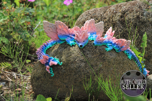 Fae Wolf Dragon – Mystic Elegance