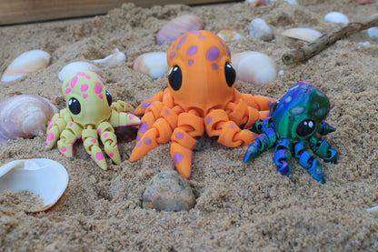 Tiny Octopus Cinderwing3D – Charming Mini Octopus